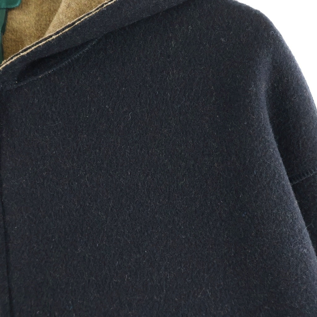 LAUREN RALPH LAUREN(ローレンラルフローレン) 90S VINTAGE WOOL ZIP UP PARKA ヴィンテージ ウール ジップアップパーカー フーデッドジャケット ブラック