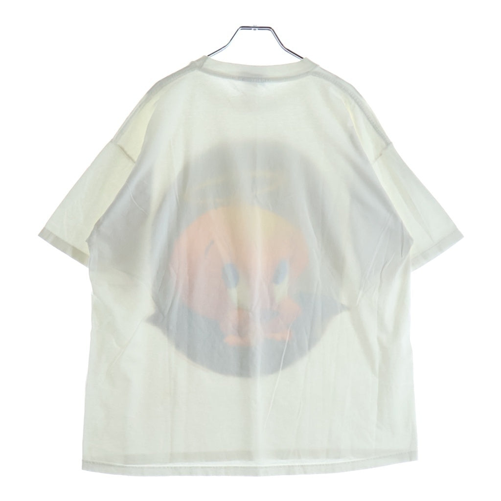 VINTAGE(ヴィンテージ) 90S VINTAGE LOONEY TUNES TWEETY ANGEL 1996 ヴィンテージ ルーニーテューンズ トゥイーティー フロントプリントTシャツ 半袖クルーネックカットソー ホワイト