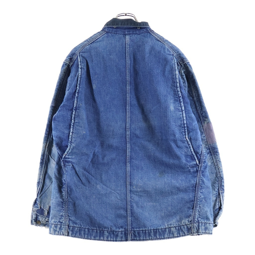 CARHARTT(カーハート) 60S VINTAGE MICHIGAN CHORE COAT ヴィンテージ ブランケット付 ミシガンチョアコート プリントタグ デカCボタン デニムカバーオール インディゴ