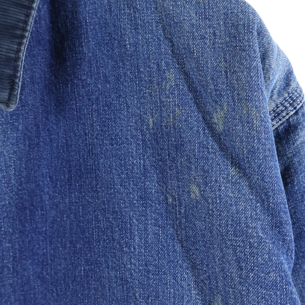 CARHARTT(カーハート) 60S VINTAGE MICHIGAN CHORE COAT ヴィンテージ ブランケット付 ミシガンチョアコート プリントタグ デカCボタン デニムカバーオール インディゴ