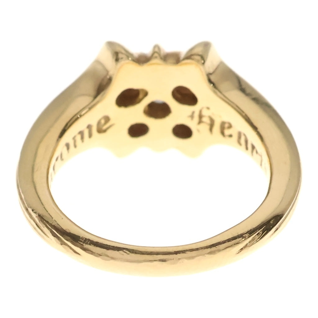 CHROME HEARTS(クロムハーツ) 22K SKT 5PT DIA SKTリング 5ポイントダイヤ ゴールド