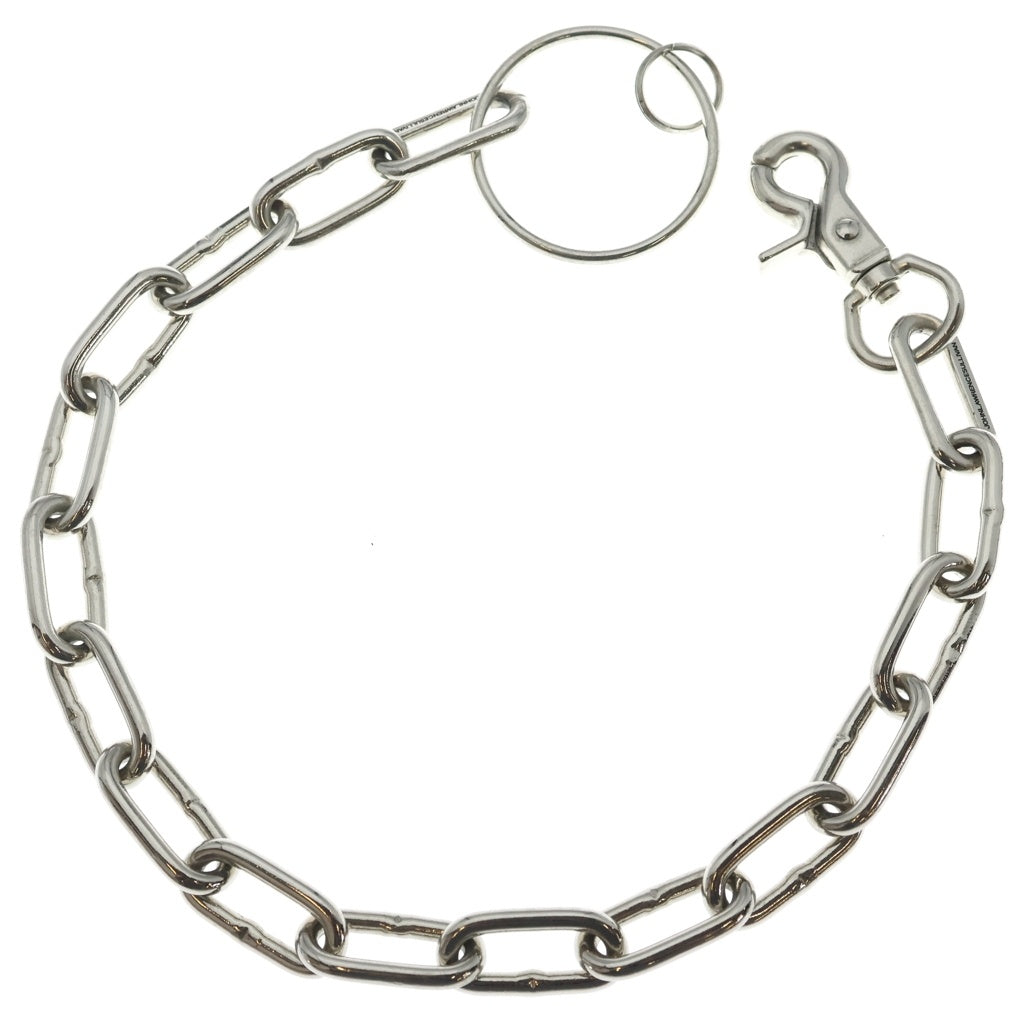 JOHN LAWRENCE SULLIVAN(ジョンローレンスサリバン) BIG CHAIN KEY RING ロゴ刻印 キーリング ウォレットビッグチェーン シルバー 6A005-0620-47