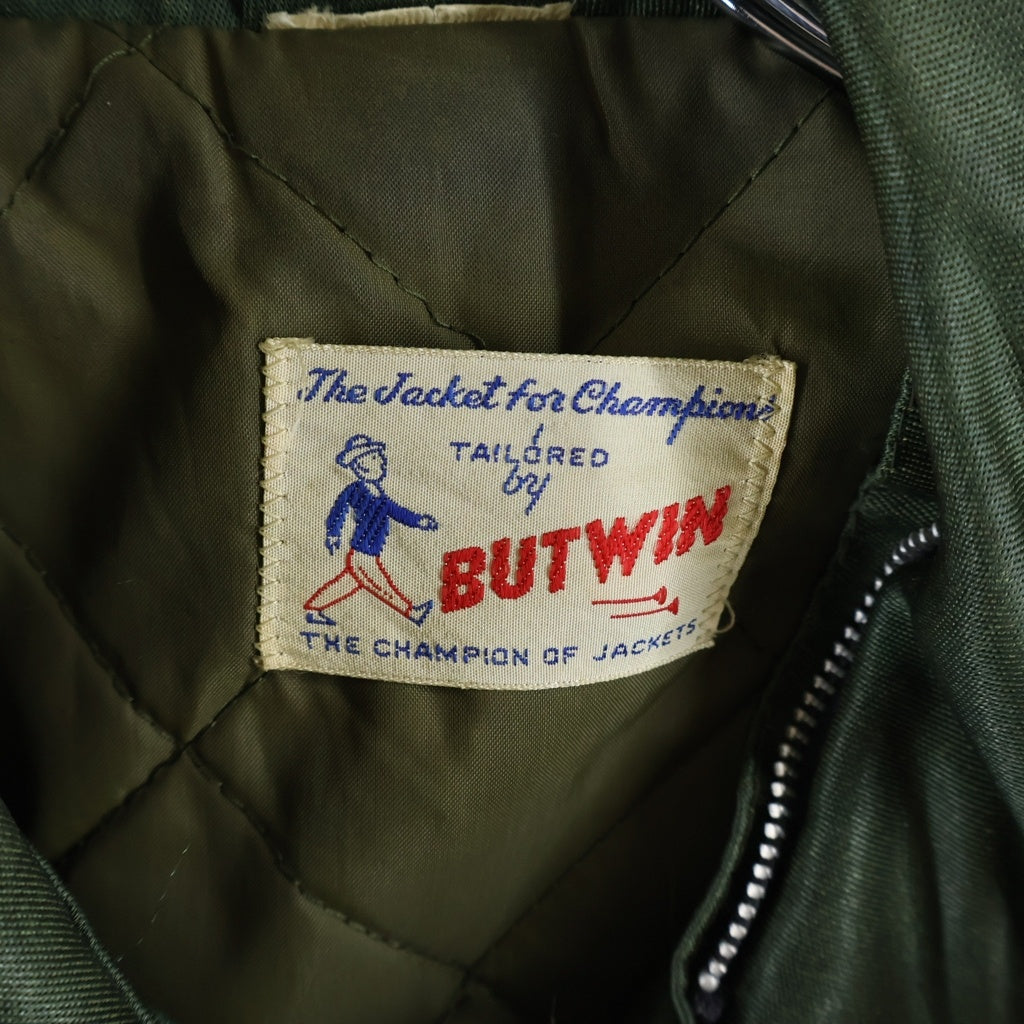 VINTAGE(ヴィンテージ) 60-70S VINTAGE POLICEMAN JACKET ヴィンテージ ポリスマン 裏地キルティング タロンジップ ジャケット グリーン