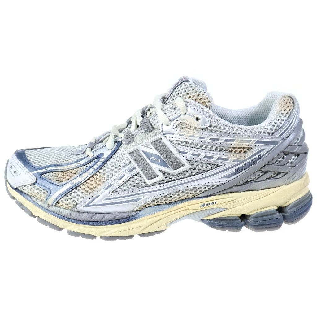 New Balance(ニューバランス) ×thisisneverthat ディスイズネバーザット ヴィンテージ加工 メッシュ ローカットスニーカー グレー US10.5/28.5cm M1906RTI