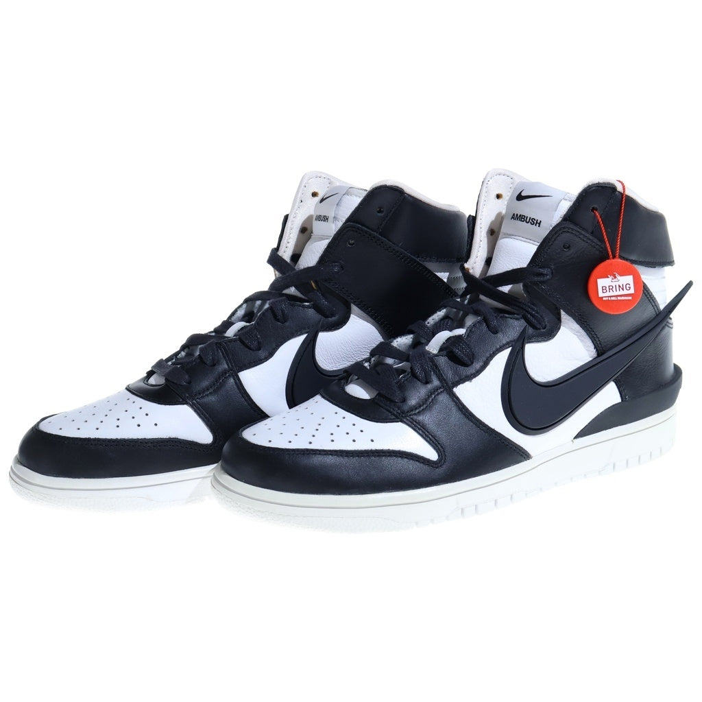 NIKE(ナイキ) ×AMBUSH DUNK HIGH BLACK アンブッシュ ダンク ハイカットスニーカー ブラック/ホワイト US10/28cm CU7544-001