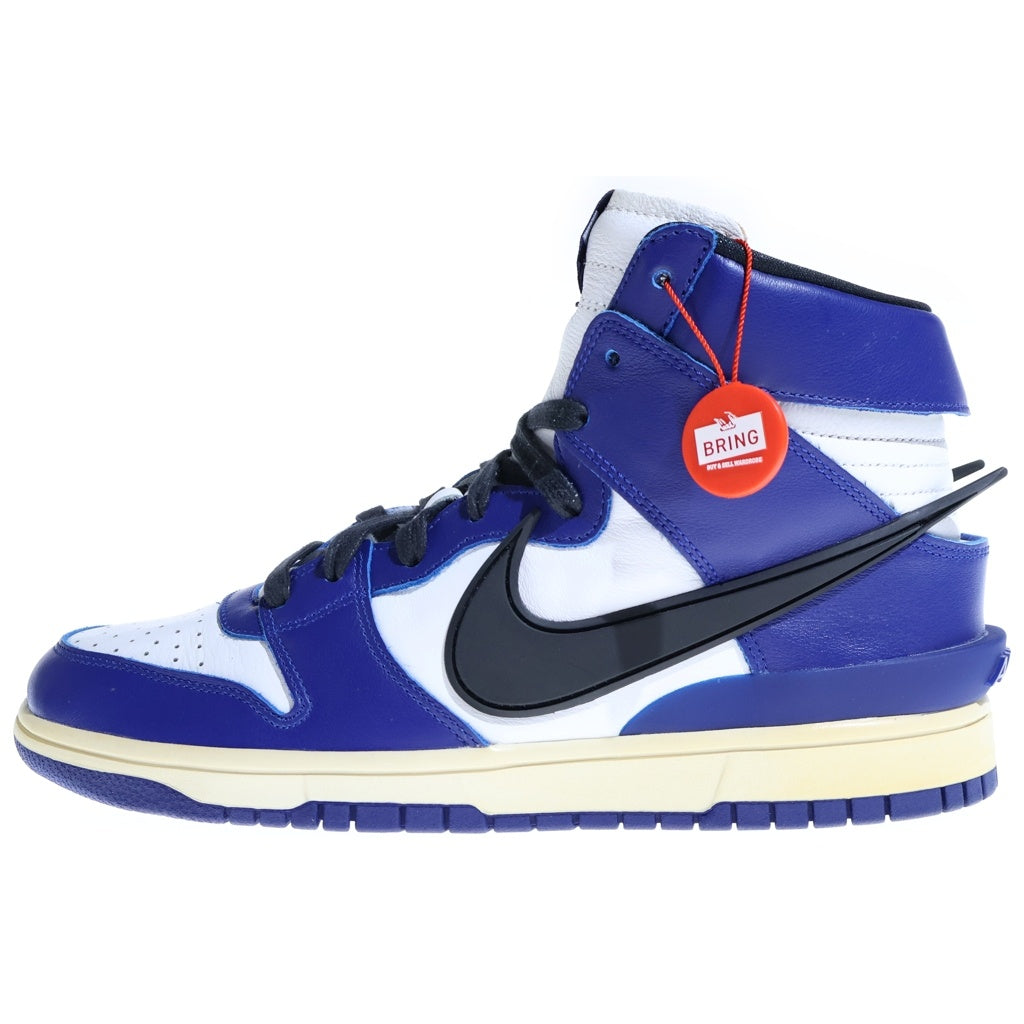 NIKE(ナイキ) ×AMBUSH DUNK HIGH DEEP ROYAL アンブッシュ ダンク ディープロイヤル ハイカットスニーカー ブルー/ホワイト US10/28cm CU7544-400
