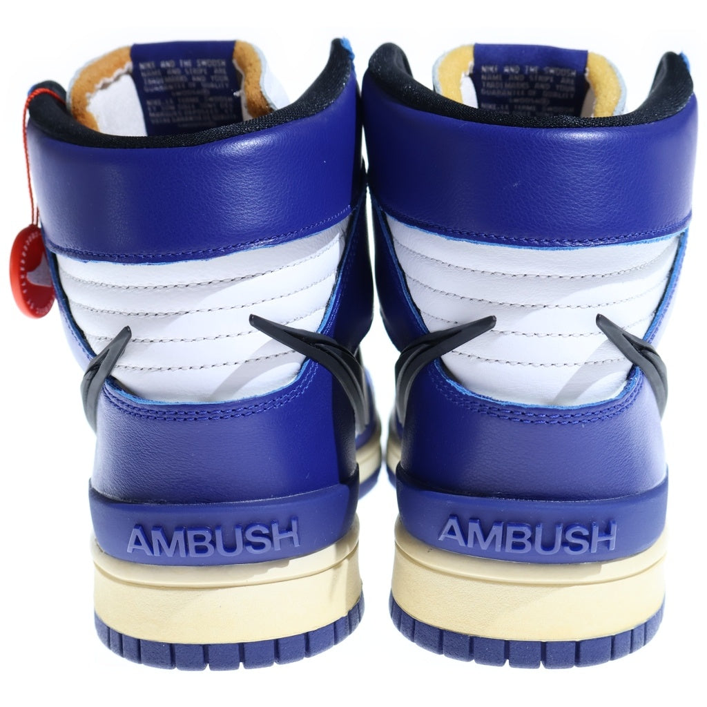 NIKE(ナイキ) ×AMBUSH DUNK HIGH DEEP ROYAL アンブッシュ ダンク ディープロイヤル ハイカットスニーカー ブルー/ホワイト US10/28cm CU7544-400