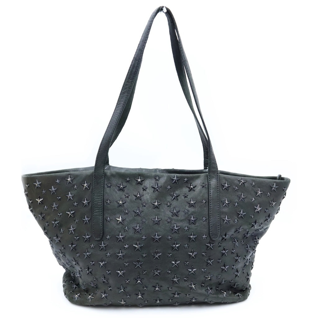 JIMMY CHOO(ジミーチュウ) SOFIA ソフィア レザー 星型スタッズ トートバッグ ブラック SOFIA/M レディース