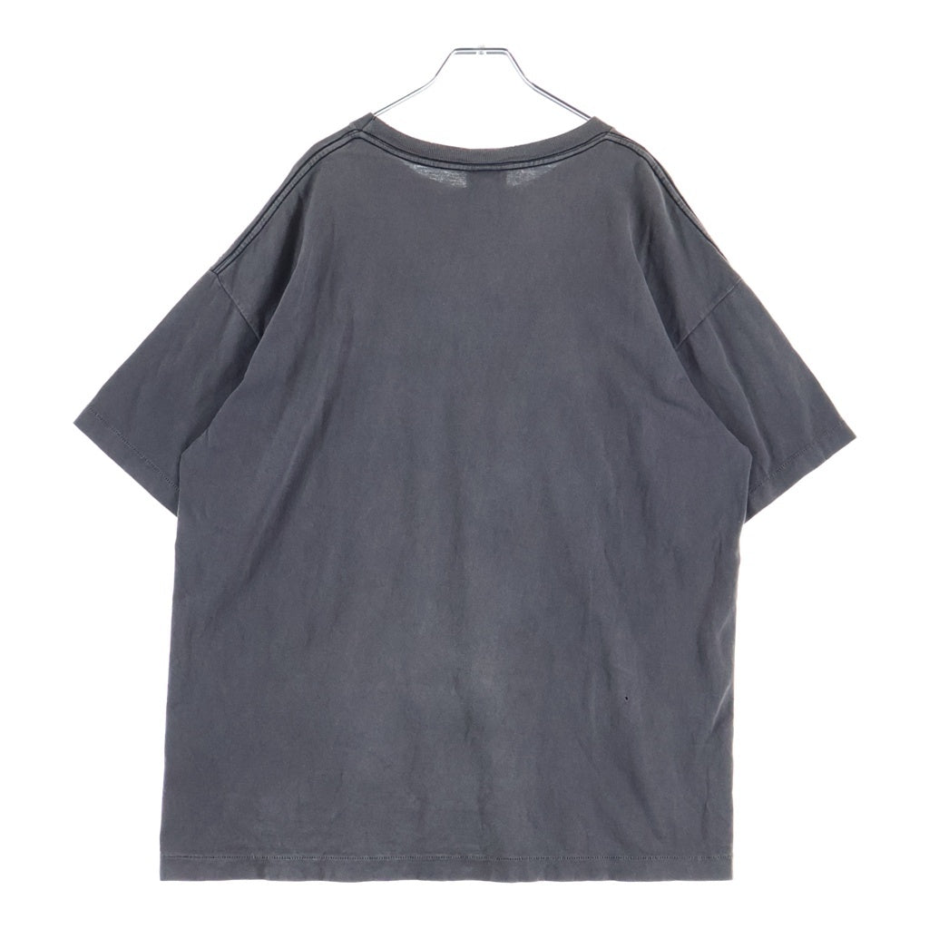 SAINT MICHAEL(セントマイケル) 24SS COLOFUL SAINT SS TEE カラフルロゴ プリント クルーネック半袖Tシャツ カットソー ブラック SM-YS8-0000-001