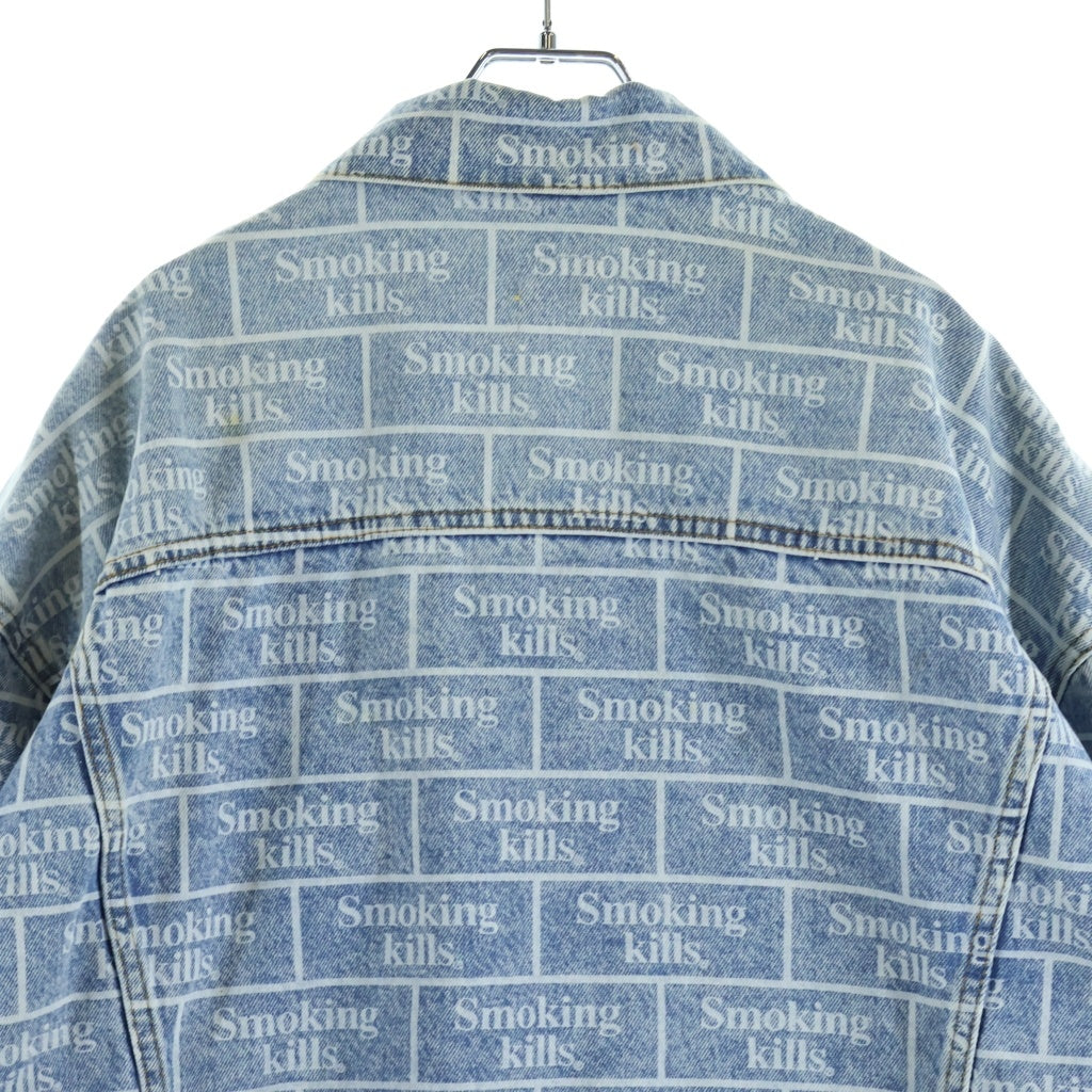 FR2(エフアールツー) SMOKING KILLS DENIM JACKET スモーキング キルズ デニムジャケット ライトブルー FRJ085