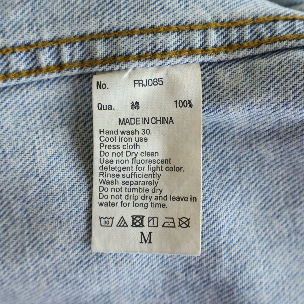 FR2(エフアールツー) SMOKING KILLS DENIM JACKET スモーキング キルズ デニムジャケット ライトブルー FRJ085