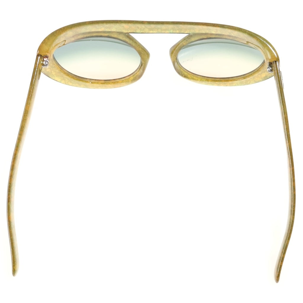 Christian Dior(クリスチャンディオール) 70S ドイツ製 サングラス アイウェア 眼鏡 グリーン 2030-50 レディース