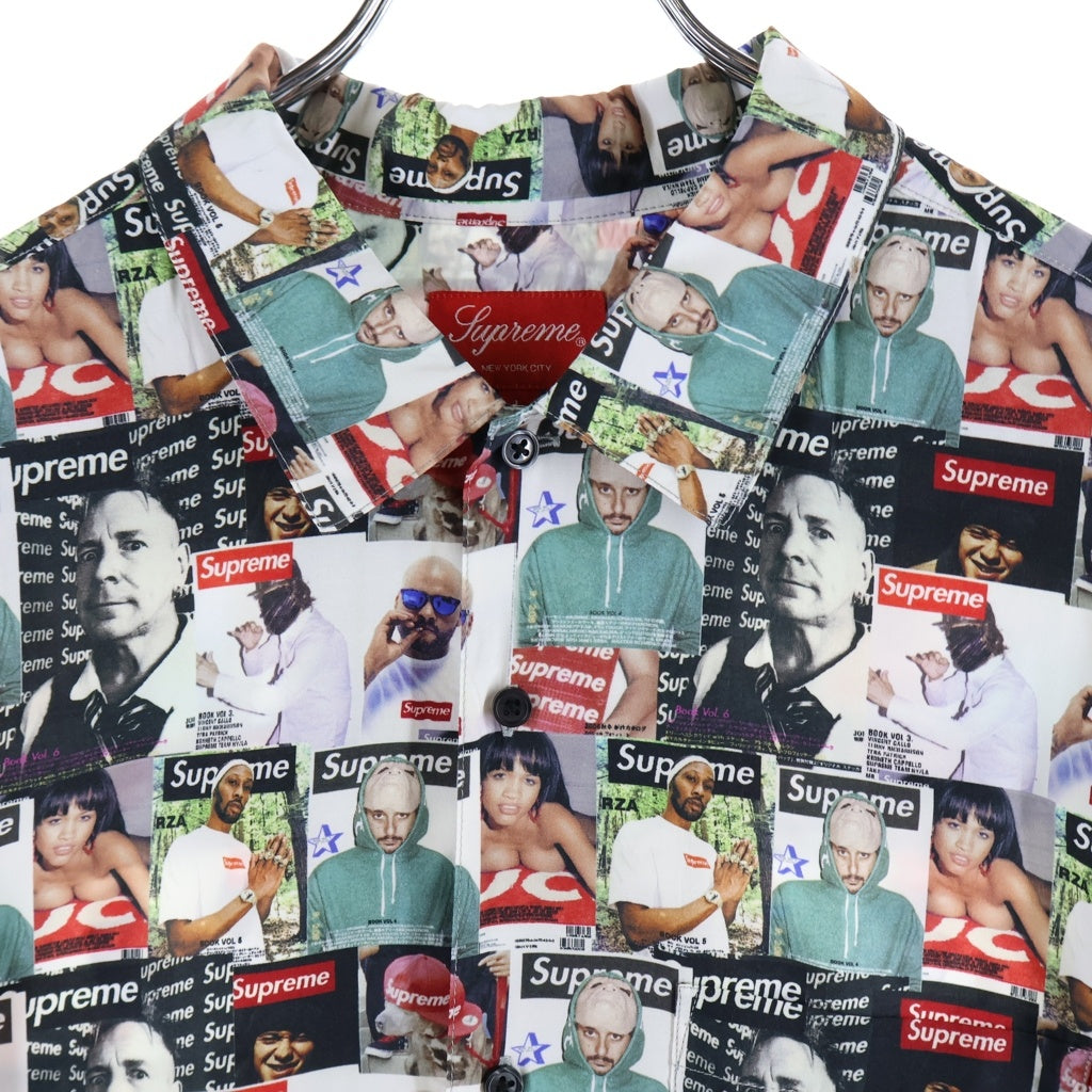 SUPREME(シュプリーム) 23SS Magazin S/S Shirt マガジン レーヨン 総柄 フロントポケット 半袖シャツ マルチ
