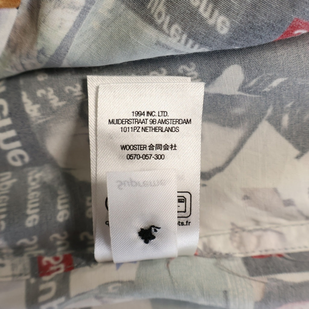 SUPREME(シュプリーム) 23SS Magazin S/S Shirt マガジン レーヨン 総柄 フロントポケット 半袖シャツ マルチ
