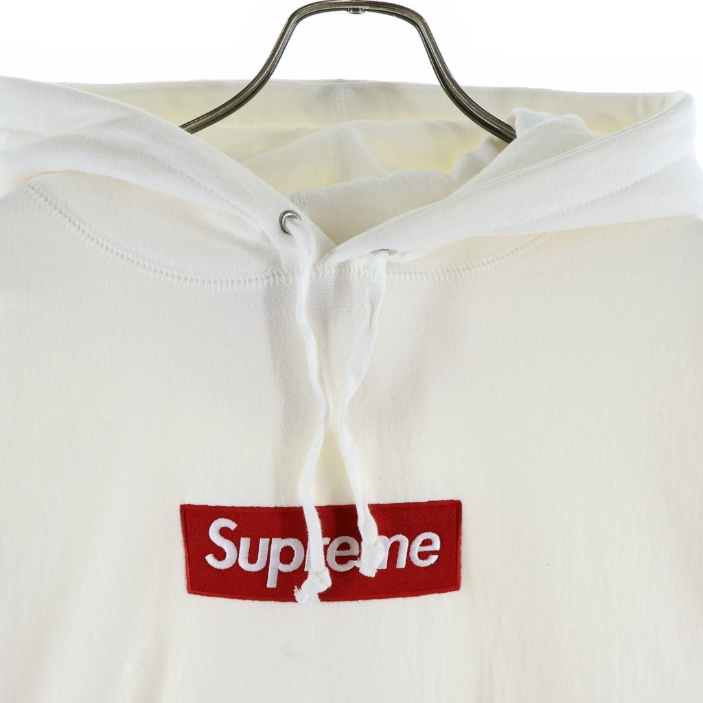 SUPREME(シュプリーム) 21AW Box Logo Hooded Sweatshirt ボックスロゴ プルオーバースウェットパーカー フーディー ホワイト
