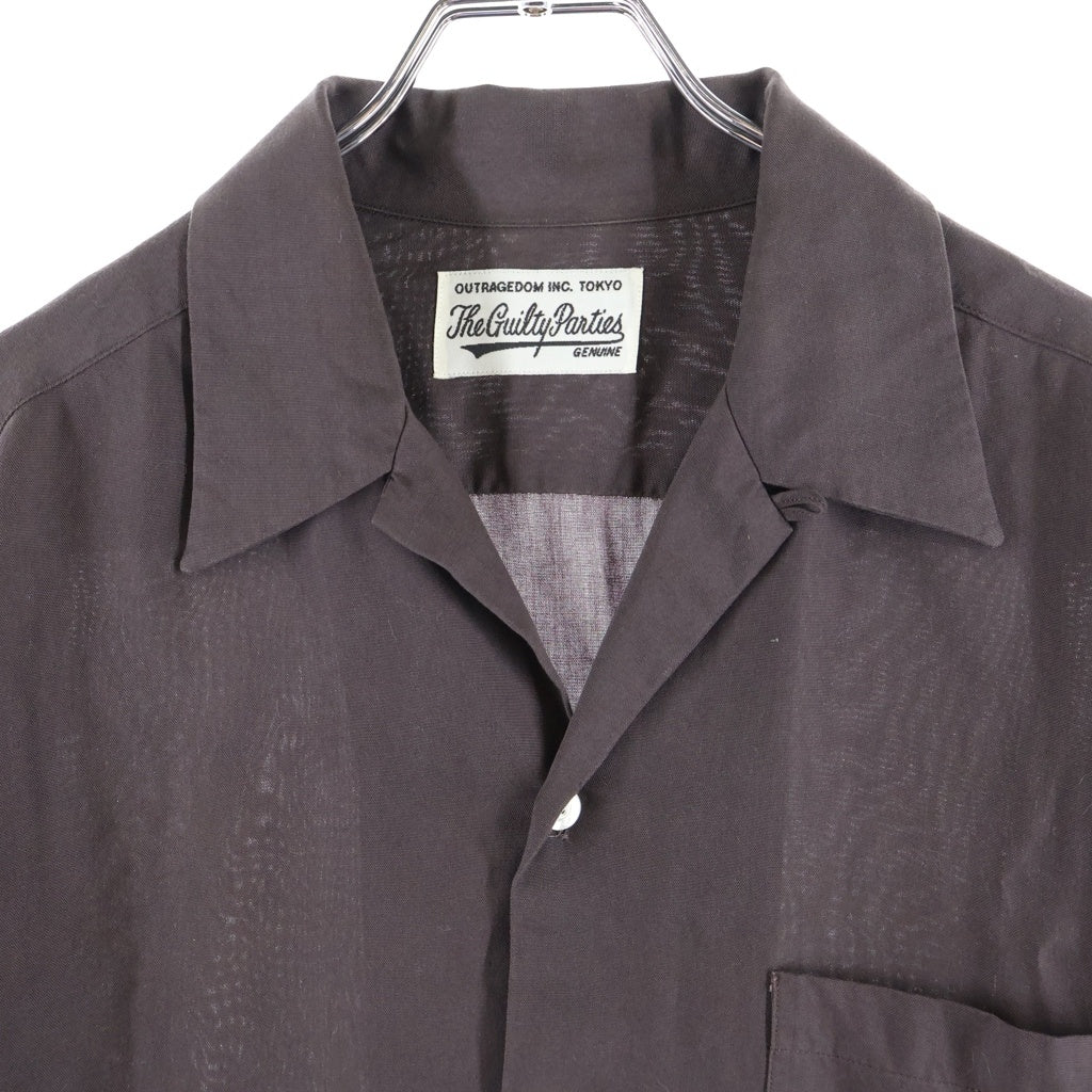 WACKO MARIA(ワコマリア) 50's SHIRT オープンカラーシャツ ブラウン