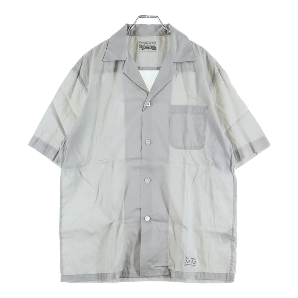 WACKO MARIA(ワコマリア) SOKTAS MAFIA SHIRT マフィアシャツ オープンカラー グレー