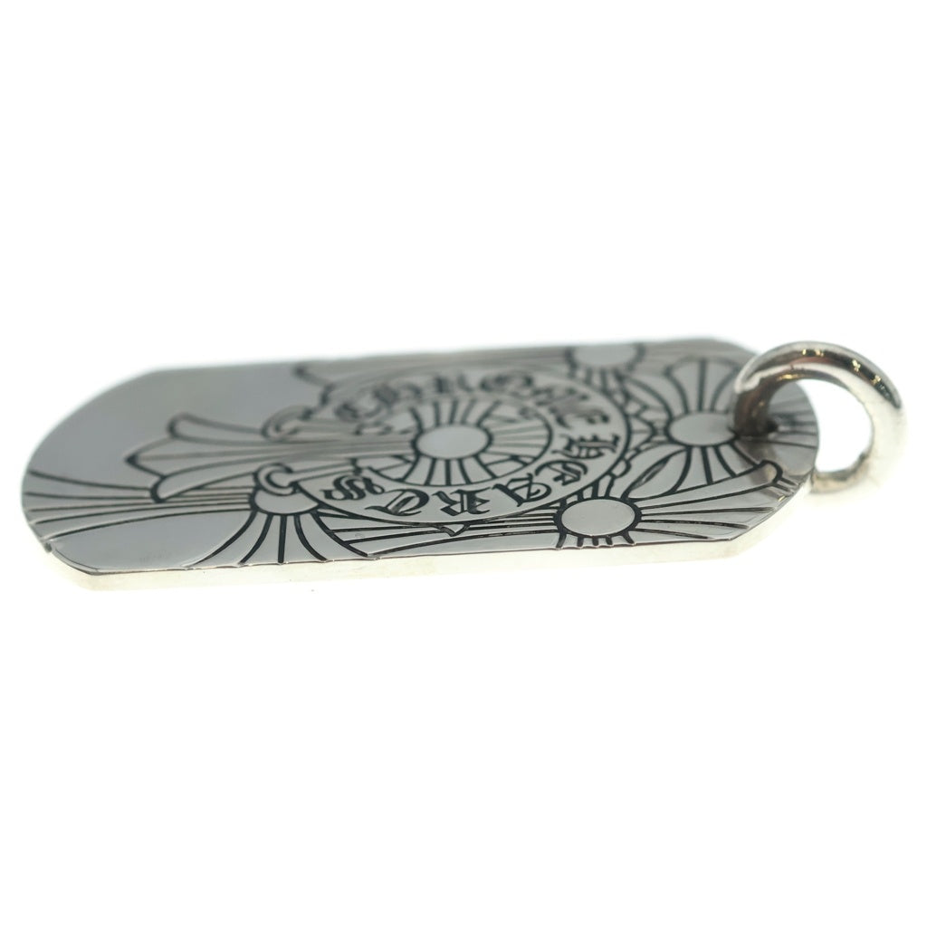 CHROME HEARTS(クロムハーツ) D TAG LRG GOD BLESS ラージ ゴッドブレス ドッグタグ ペンダントトップ シルバー