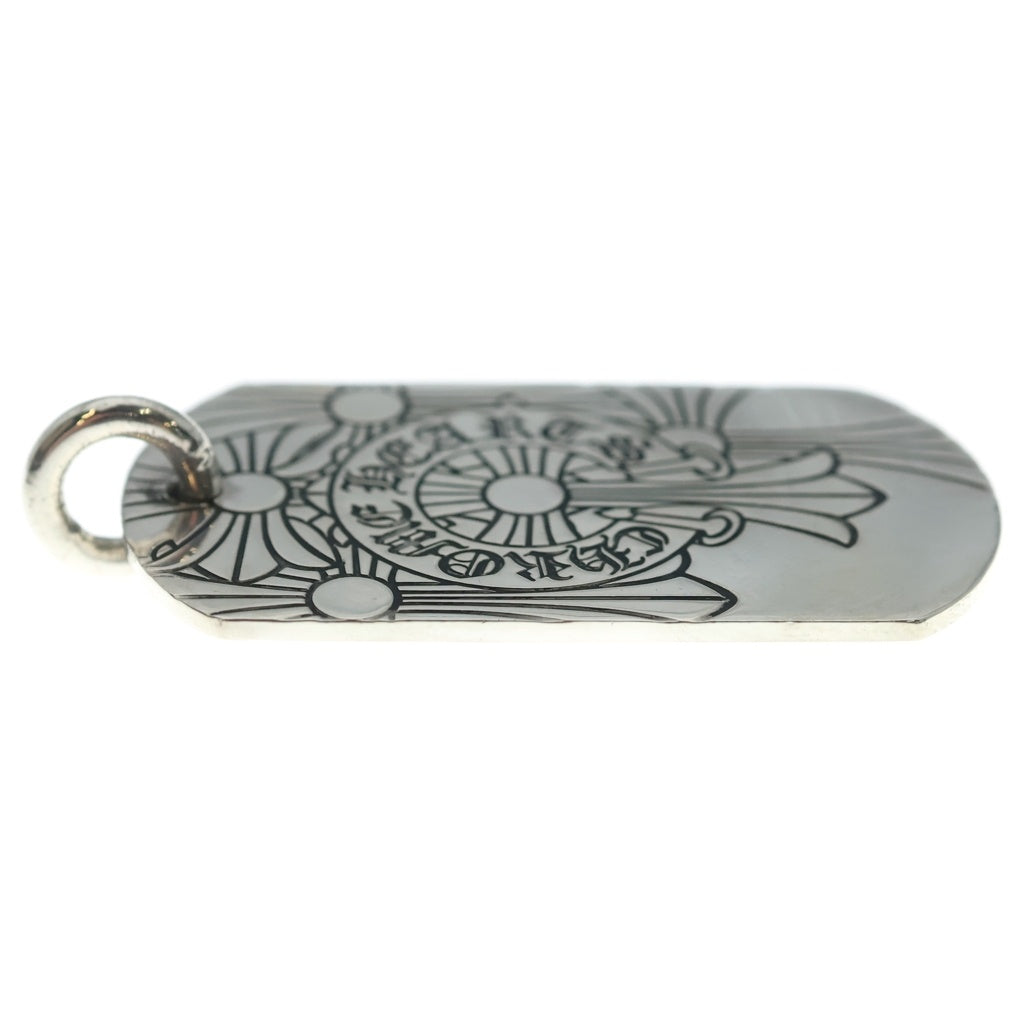 CHROME HEARTS(クロムハーツ) D TAG LRG GOD BLESS ラージ ゴッドブレス ドッグタグ ペンダントトップ シルバー