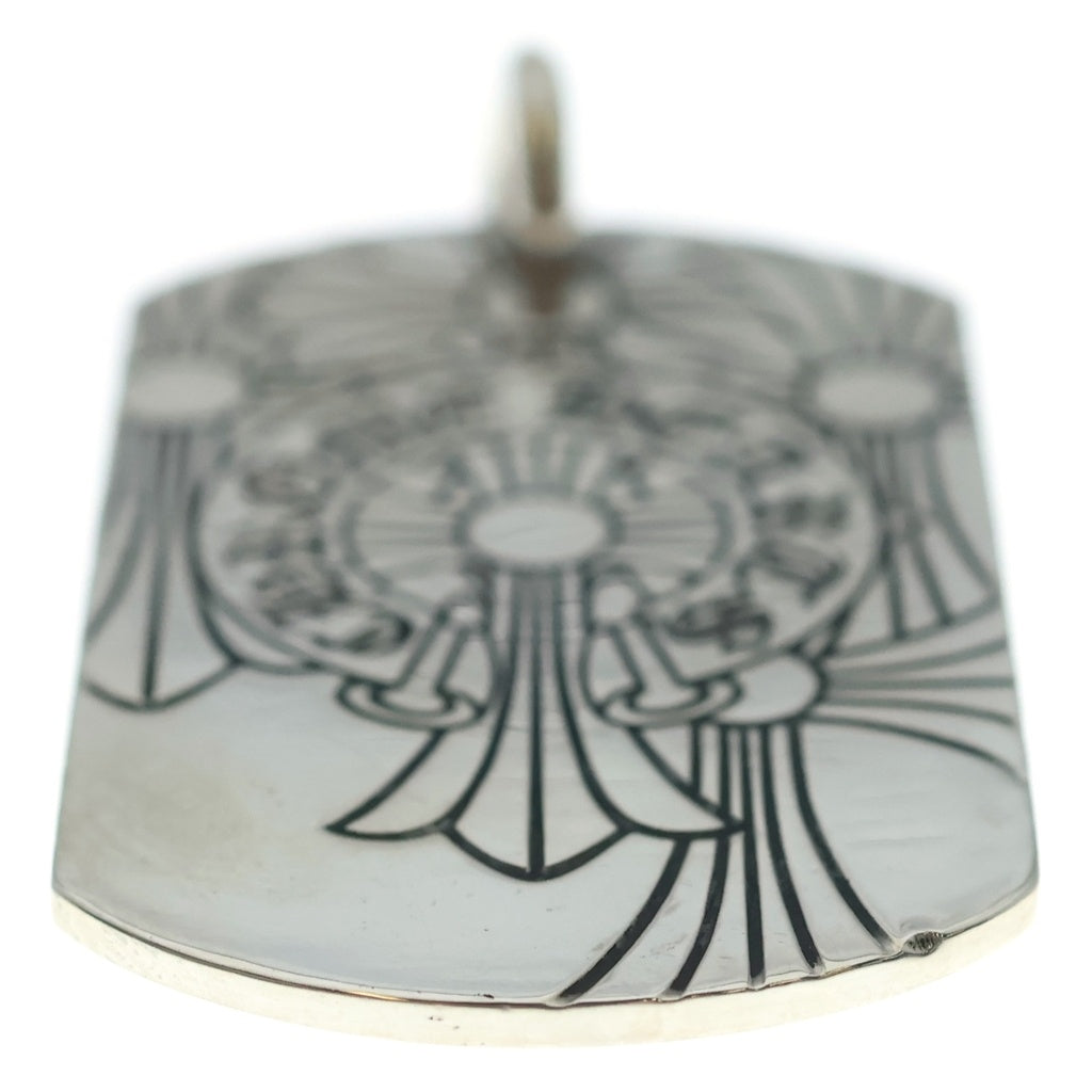 CHROME HEARTS(クロムハーツ) D TAG LRG GOD BLESS ラージ ゴッドブレス ドッグタグ ペンダントトップ シルバー