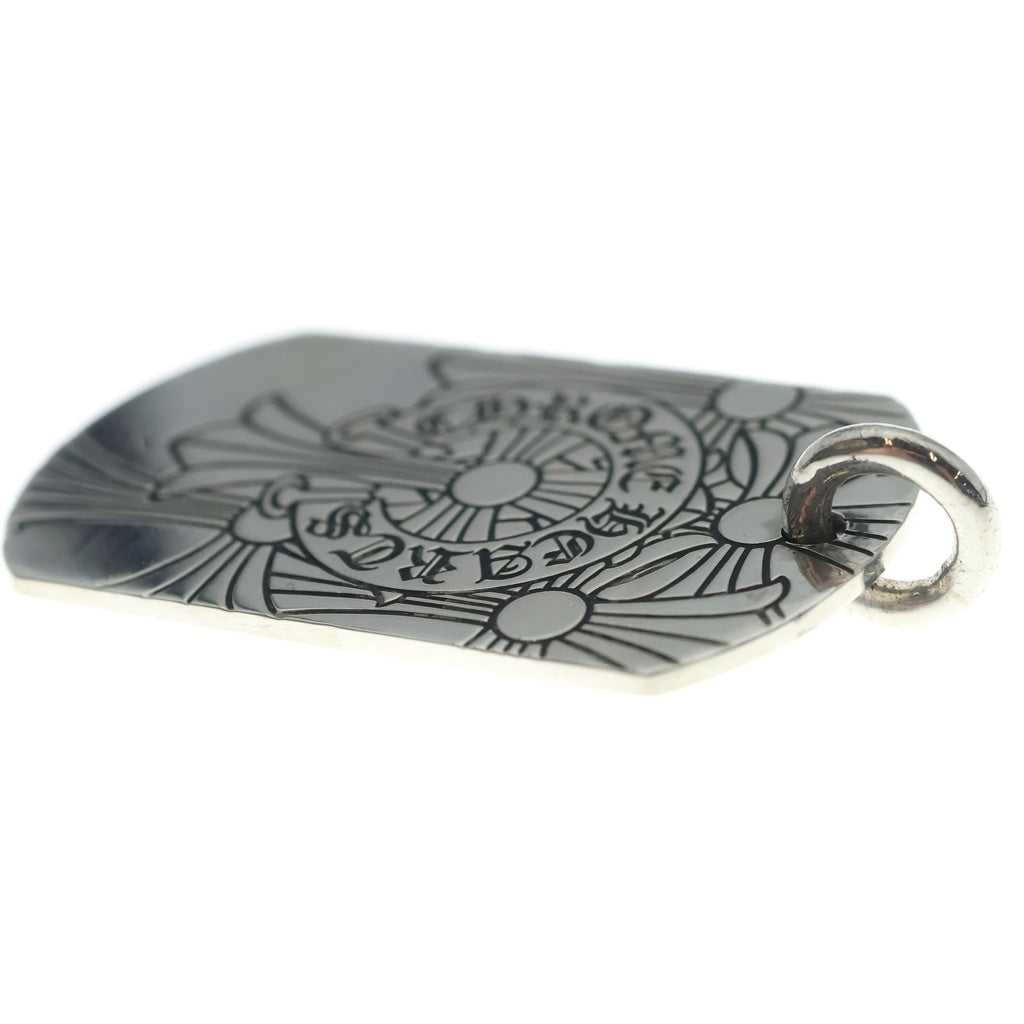 CHROME HEARTS(クロムハーツ) D TAG LRG GOD BLESS ラージ ゴッドブレス ドッグタグ ペンダントトップ シルバー
