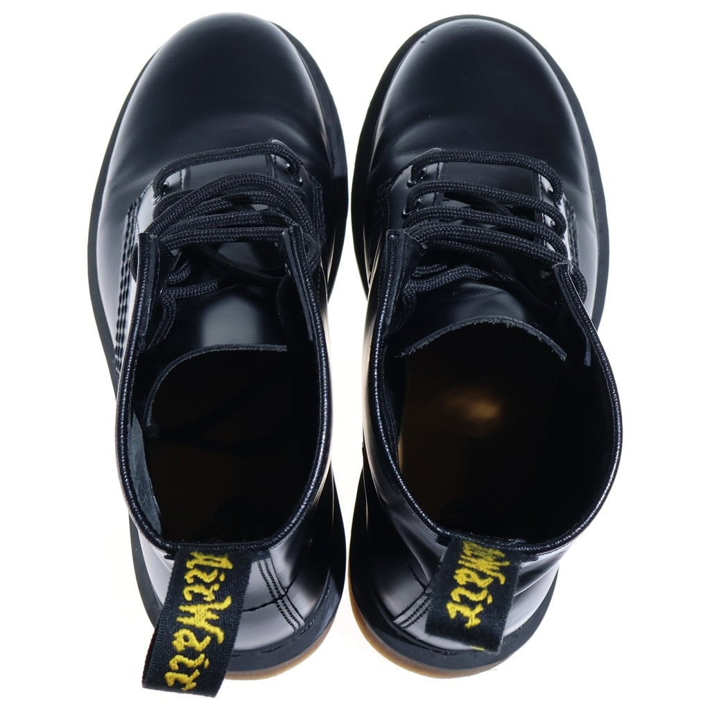 Dr.Martens(ドクターマーチン) 101 6ホール ブラックステッチ レースアップ レザー ブーツ ブラック レディース 24255001