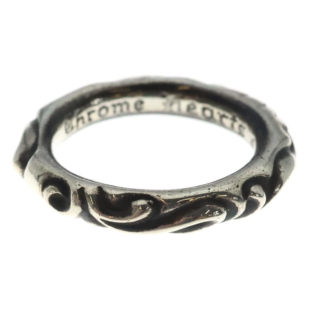 CHROME HEARTS(クロムハーツ) SCRL BAND スクロールバンド リング シルバー BCA351