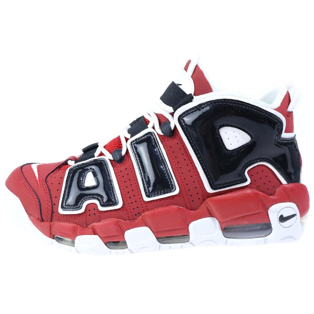 NIKE(ナイキ) AIR MORE UPTEMPO 96 エアモアアップテンポ96 ハイカットスニーカー レッド/ブラック US10.5/28.5cm 921948-600