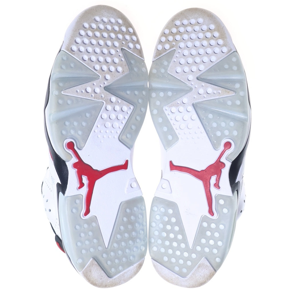 NIKE(ナイキ) AIR JORDAN 6 RETRO CARMINE エアジョーダン6 カーマイン ハイカットスニーカー ホワイト/レッド US10.5/28.5cm CT8529-106