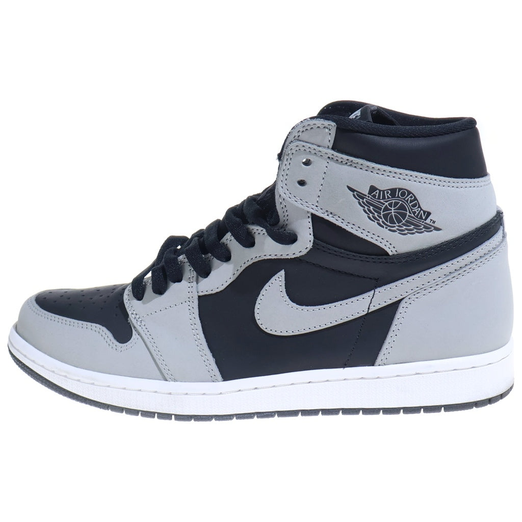 NIKE(ナイキ) AIR JORDAN 1 RETRO HIGH OG SHADOW 2.0 エアジョーダン1 レトロ シャドウ ハイカットスニーカー グレー/ブラック US10.5/28.5cm 555088-035