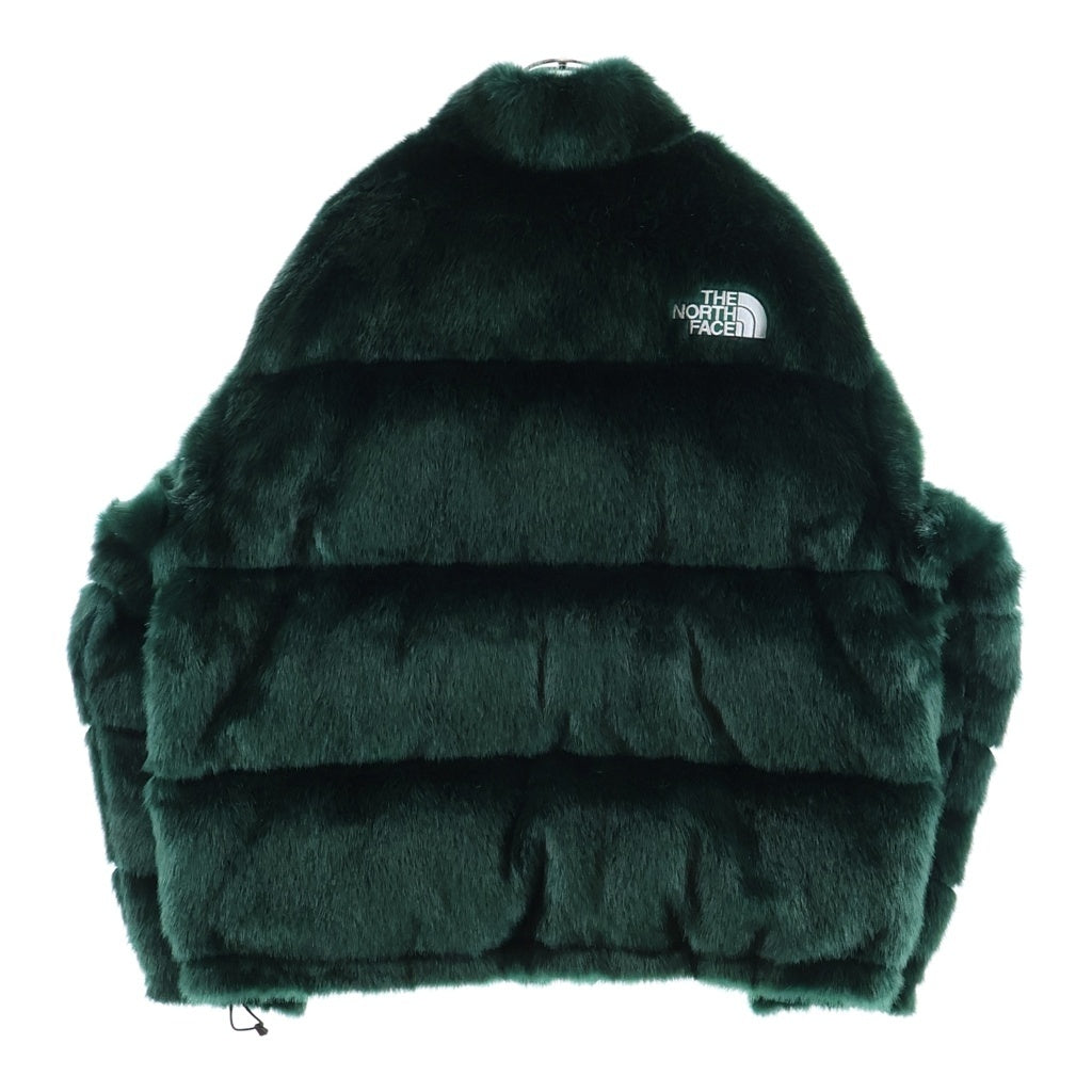 SUPREME(シュプリーム) 20AW×THE NORTH FACE Faux Fur Nuptse Jacket ノースフェイス ファー ヌプシ ダウンジャケット グリーン NF0A55VT ND920011