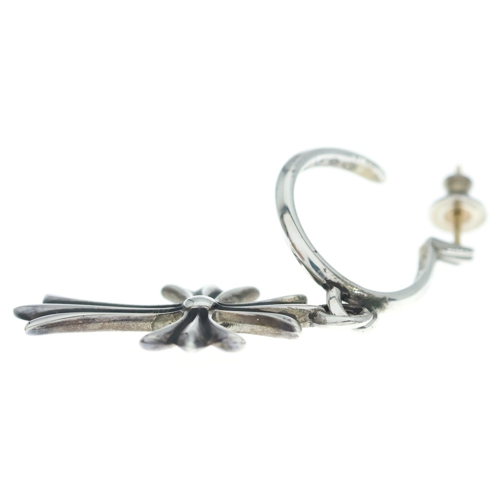 CHROME HEARTS(クロムハーツ) TINY CH CROSS タイニーCHクロス フープピアス シルバー BCA115