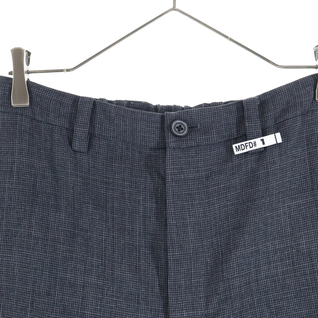 MAISON MIHARAYASUHIRO(メゾンミハラヤスヒロ) MIX LAYERED HOUNDSTOOTH PANTS ミックス レイヤード ハウンズトゥース イージージョガーパンツ グレー K17PT322