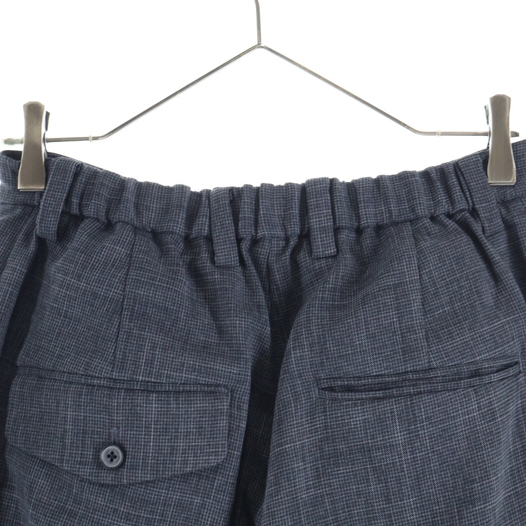 MAISON MIHARAYASUHIRO(メゾンミハラヤスヒロ) MIX LAYERED HOUNDSTOOTH PANTS ミックス レイヤード ハウンズトゥース イージージョガーパンツ グレー K17PT322