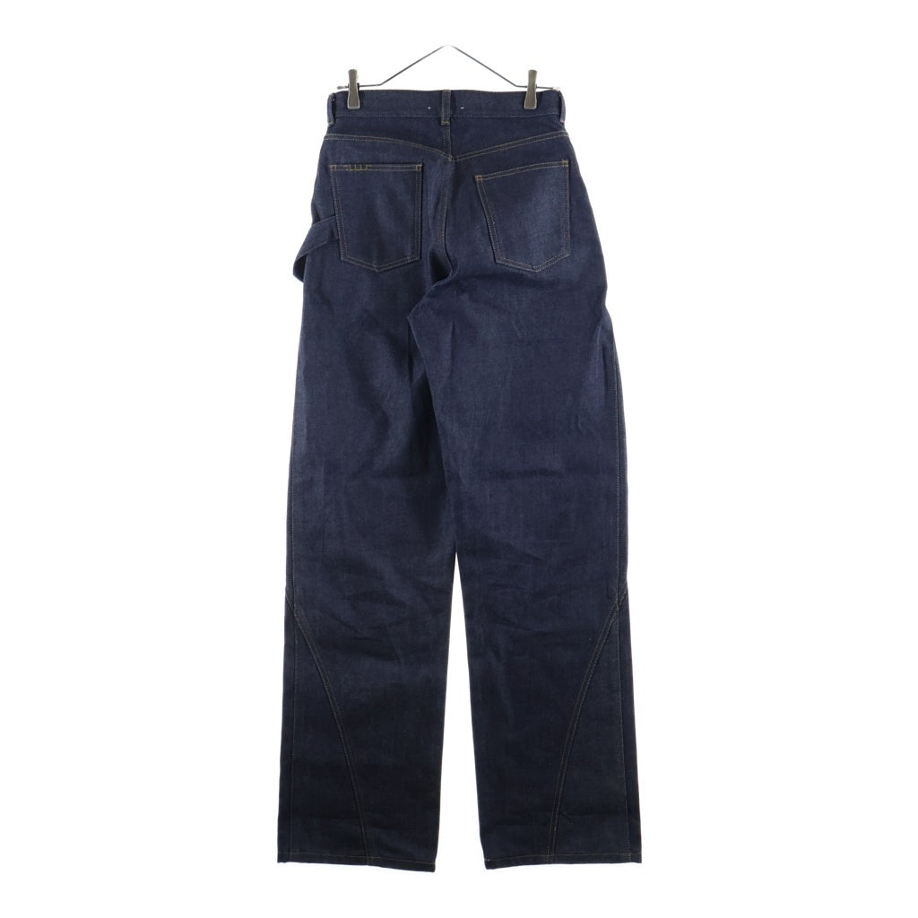 J.W.ANDERSON(ジェー ダブリュー アンダーソン) 26SS TWISTED WORKWEAR DENIM JEANS ツイスティッド ワークウェア ボタンフライ バギーデニムパンツ レディース インディゴ DT0127PG1930870