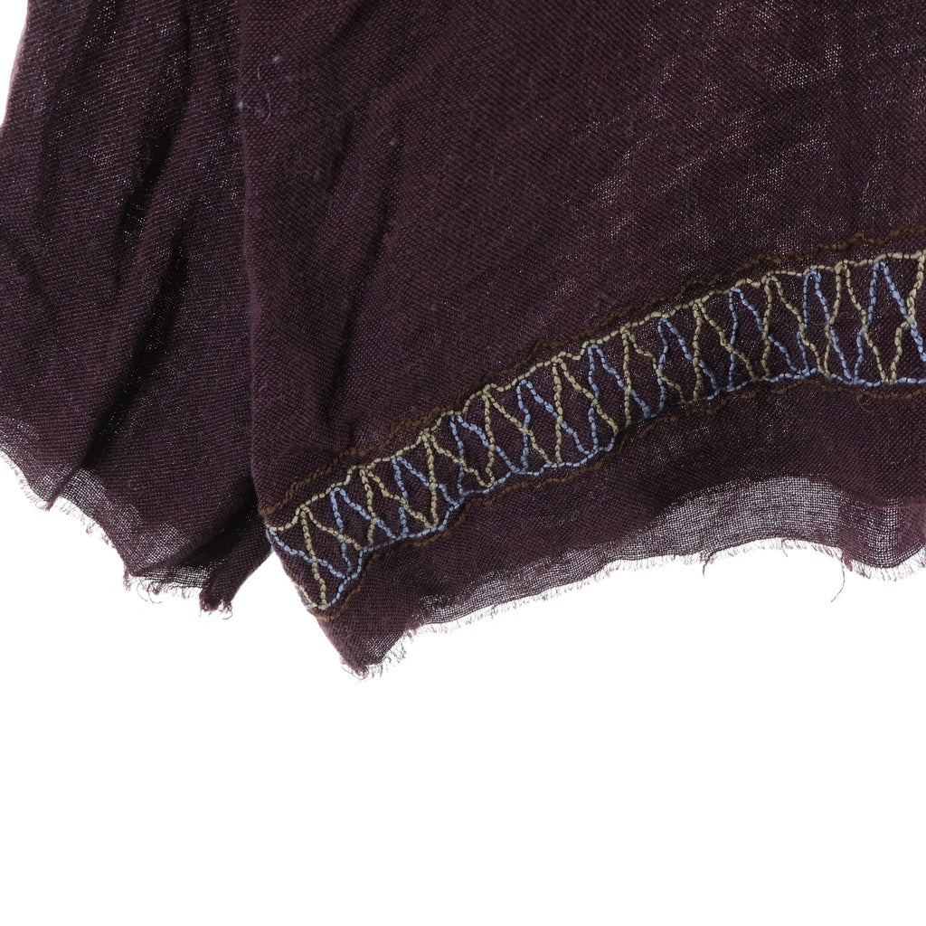 Needles(ニードルス) EMBROIDERED TUNIC GAUZE エンブロイダリード ガーゼチュニック レディース ブラウン SX280