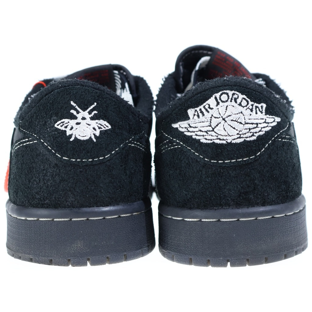NIKE(ナイキ) ×TRAVIS SCOTT AIR JORDAN 1 LOW OG SP BLACK PHANTOM トラヴィススコット エアジョーダン ブラックファントム ローカットスニーカー ブラック US9/27cm DM7866-001