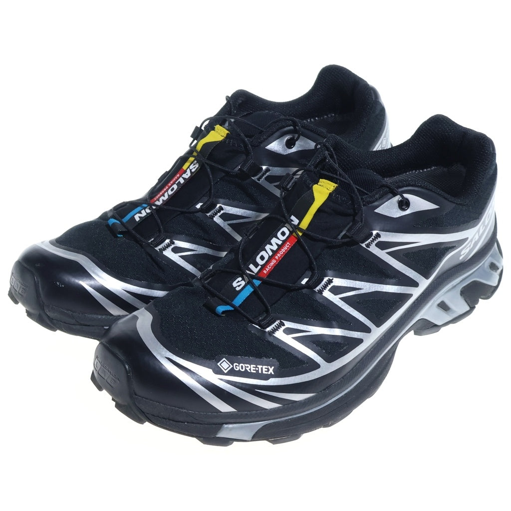 SALOMON(サロモン) XT-6 GORE-TEX ゴアテックス メッシュ ドローコード ローカットスニーカー ブラック US8.5/26.5cm 474506