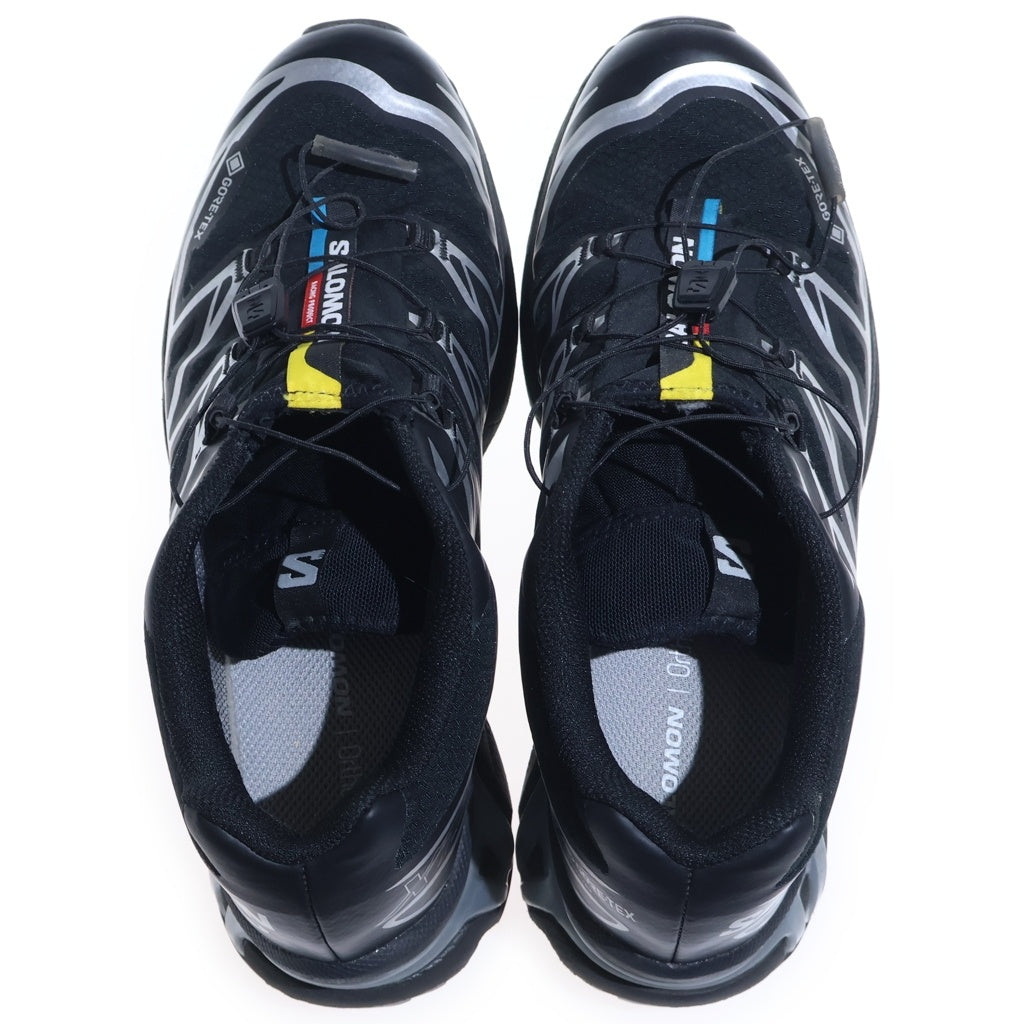 SALOMON(サロモン) XT-6 GORE-TEX ゴアテックス メッシュ ドローコード ローカットスニーカー ブラック US8.5/26.5cm 474506