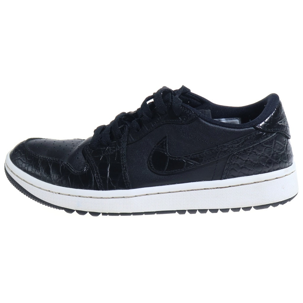 NIKE(ナイキ) AIR JORDAN 1 LOW GOLF BLACK CROCODILE SKIN エアジョーダン1 ゴルフ クロコダイルスキン ローカットスニーカー ブラック US9/27.0cm DD9315-003