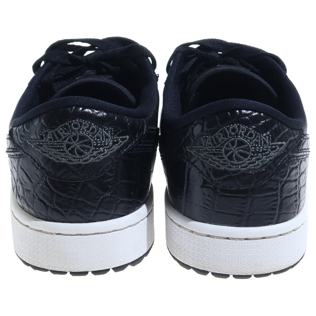 NIKE(ナイキ) AIR JORDAN 1 LOW GOLF BLACK CROCODILE SKIN エアジョーダン1 ゴルフ クロコダイルスキン ローカットスニーカー ブラック US9/27.0cm DD9315-003