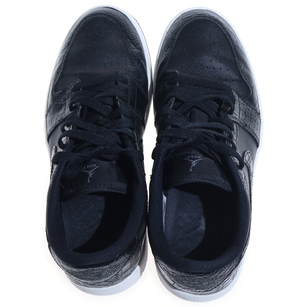 NIKE(ナイキ) AIR JORDAN 1 LOW GOLF BLACK CROCODILE SKIN エアジョーダン1 ゴルフ クロコダイルスキン ローカットスニーカー ブラック US9/27.0cm DD9315-003