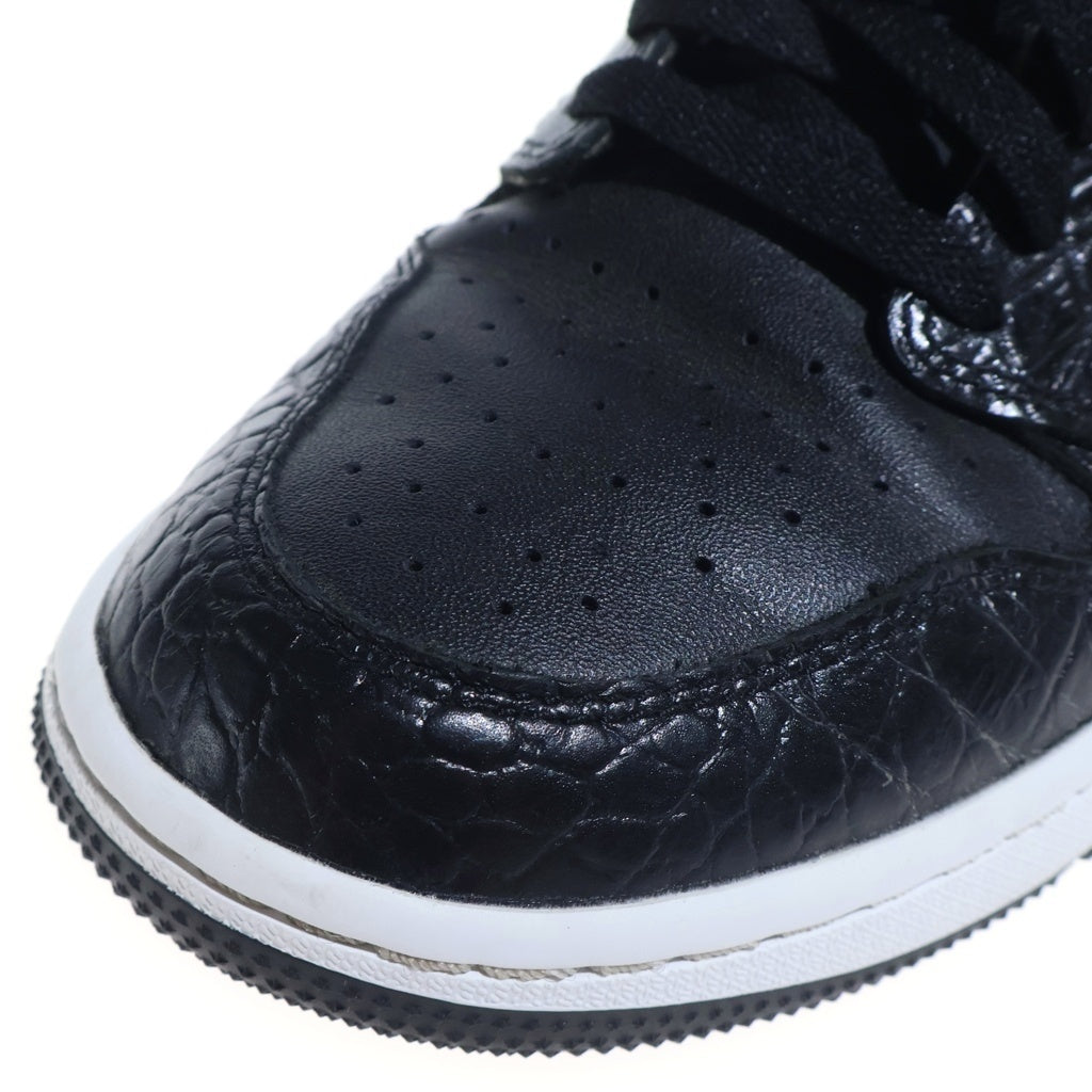 NIKE(ナイキ) AIR JORDAN 1 LOW GOLF BLACK CROCODILE SKIN エアジョーダン1 ゴルフ クロコダイルスキン ローカットスニーカー ブラック US9/27.0cm DD9315-003