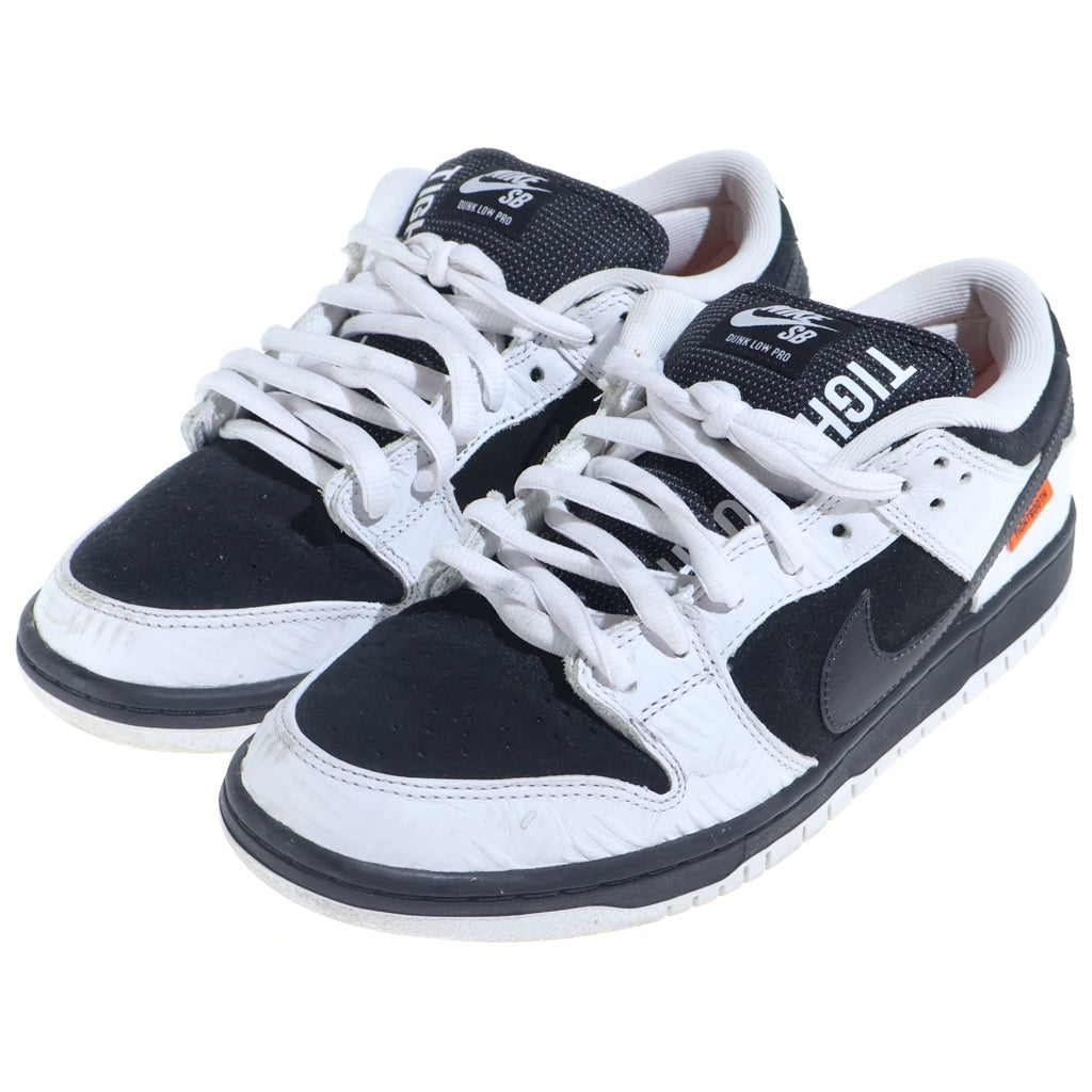 NIKE SB(ナイキエスビー) ×TIGHTBOOTH DUNK LOW PRO QS タイトブース ダンク プロ ローカットスニーカー ホワイト/ブラック US9/27.0cm FD2629-100