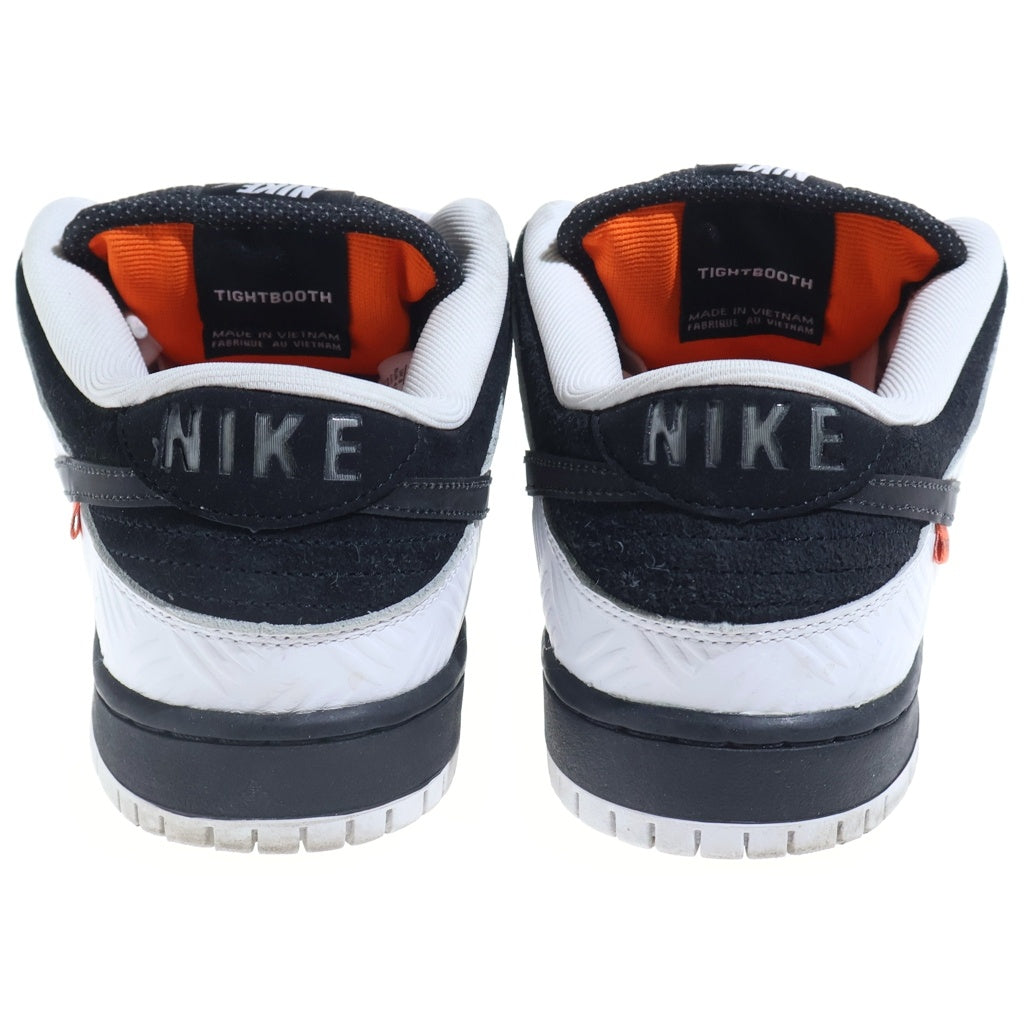 NIKE SB(ナイキエスビー) ×TIGHTBOOTH DUNK LOW PRO QS タイトブース ダンク プロ ローカットスニーカー ホワイト/ブラック US9/27.0cm FD2629-100
