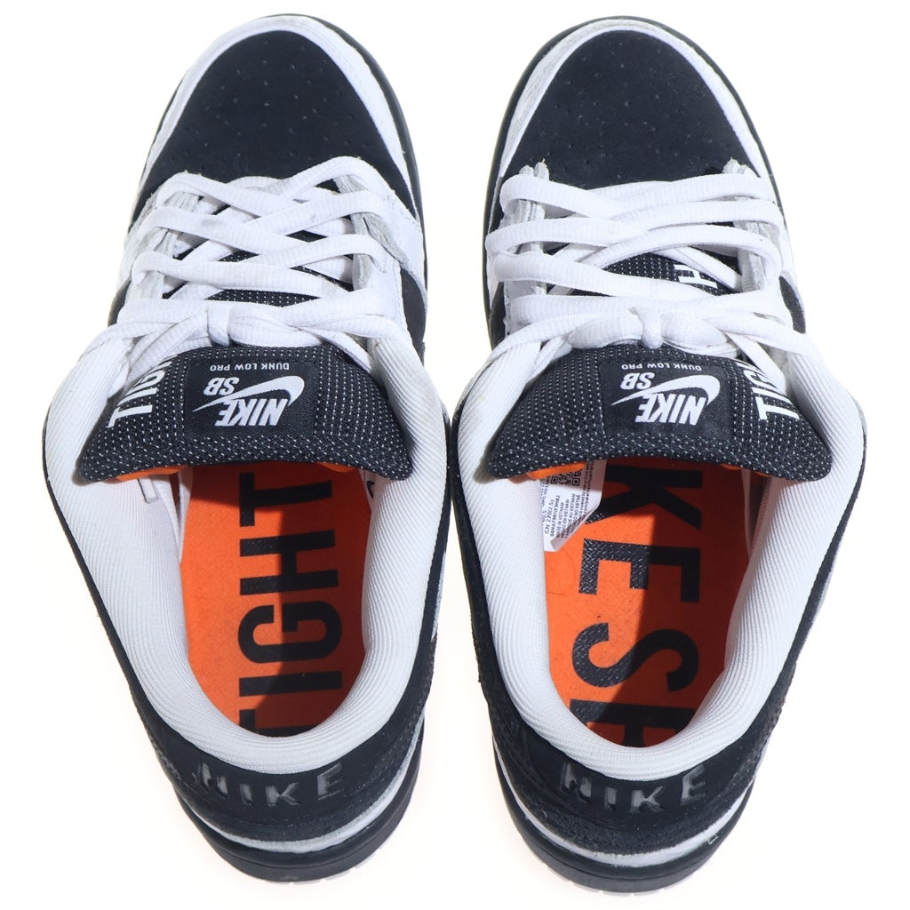 NIKE SB(ナイキエスビー) ×TIGHTBOOTH DUNK LOW PRO QS タイトブース ダンク プロ ローカットスニーカー ホワイト/ブラック US9/27.0cm FD2629-100
