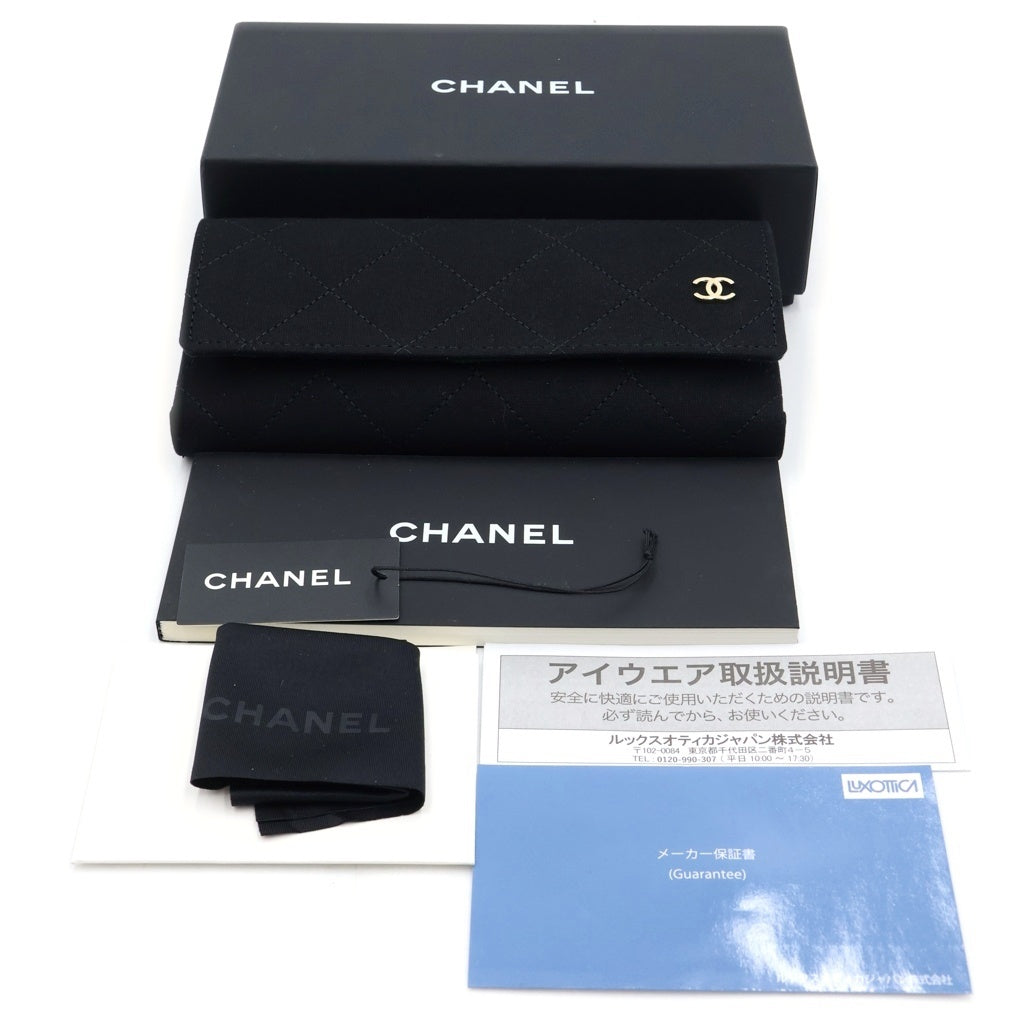 CHANEL(シャネル) ココマークテンプル オーバルシェイプ サングラス アイウェア メガネ ピンク 5416-A レディース