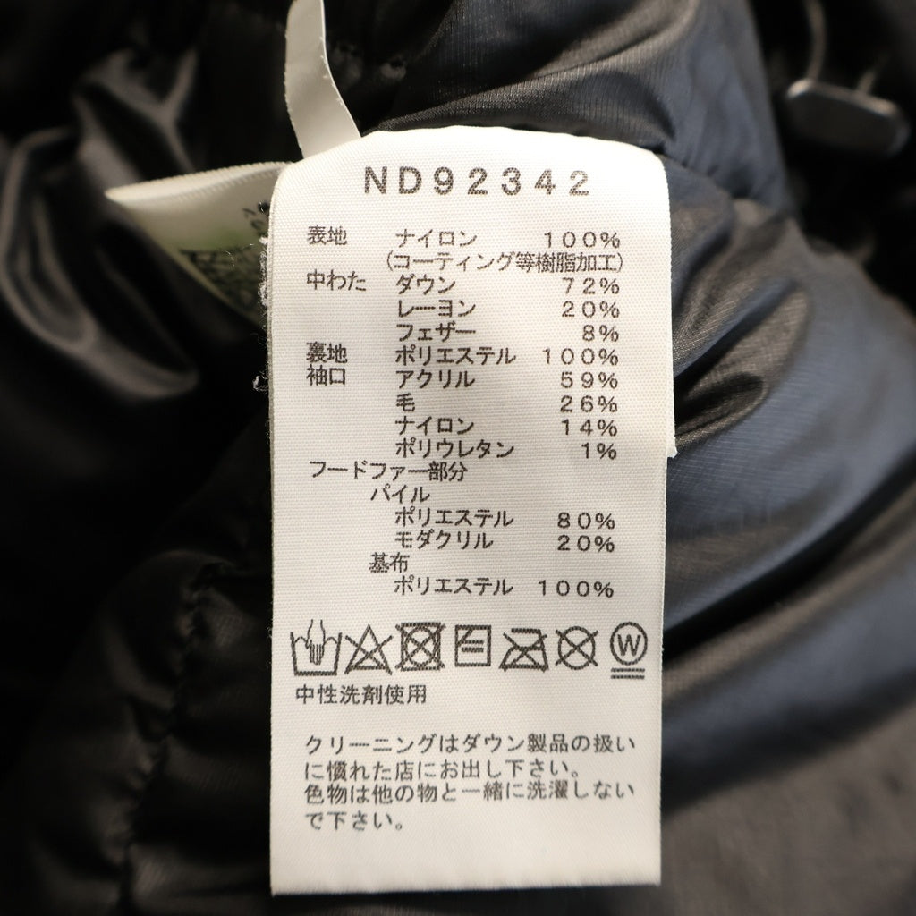 THE NORTH FACE(ザノースフェイス) ANTARCTICA PARKA アンタークティカ パーカ ゴアテックス ナイロン ロゴ エンブロイダリー ダウンジャケット ブラック ND92342