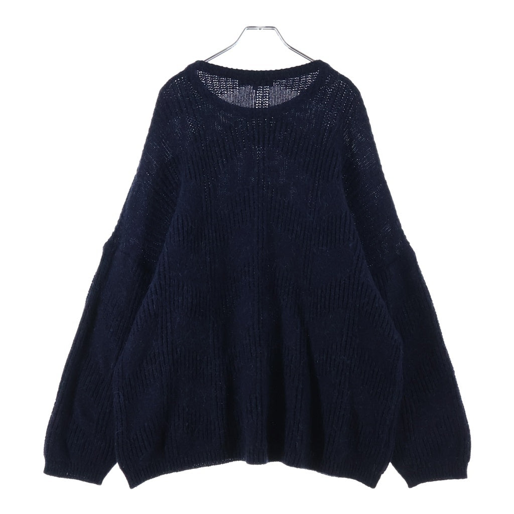 RAF SIMONS(ラフシモンズ) 04AW WAVE期 プルオーバー ニットセーター ネイビー