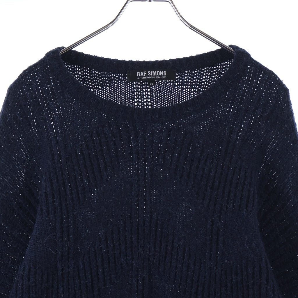 RAF SIMONS(ラフシモンズ) 04AW WAVE期 プルオーバー ニットセーター ネイビー